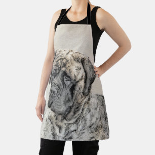 Tablier Mastiff anglais (Brindle) Peinture - Chien Art