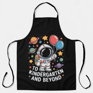 Tablier maternelle et astronaute spatial au-delà