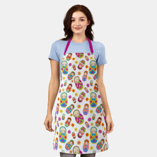 Tablier Matryoshka russe poupée de nidification Apron