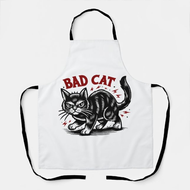 Tablier Mauvais Chat (Recto)