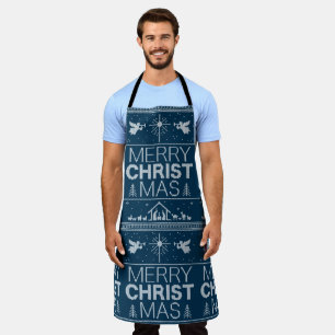 Tablier Mauvais Joyeux CHRISTmas Sweater Christian Christ 