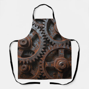 Tablier Mécanisme Industriel Rouillé