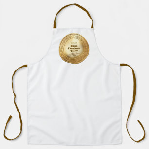 Tablier Médaille d'or réaliste 3D personnalisable et modif