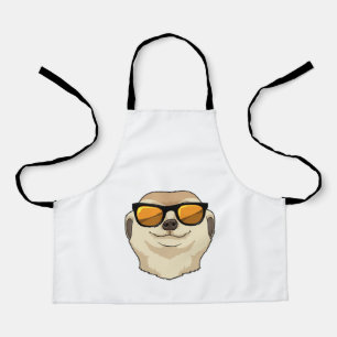 Tablier Meerkat avec lunettes de soleil