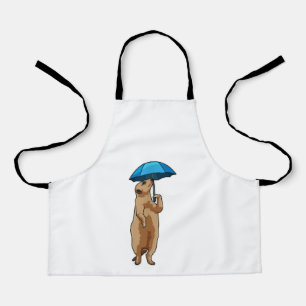 Tablier Meerkat avec parapluie