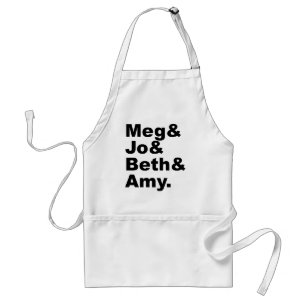 Tablier Meg & Jo & Beth & Amy Littérature des petites fe