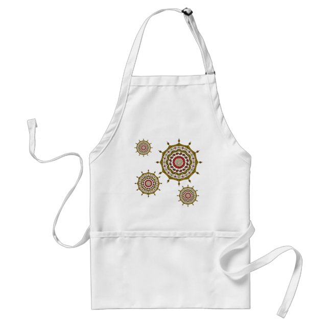 Tablier Mehndi Imaginaire Gold Apron (Devant)