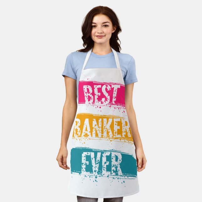 Tablier Meilleur banquier jamais (Porté)