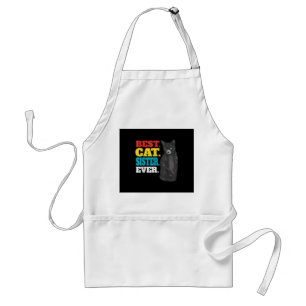 Tablier Meilleur Chat Soeur jamais Amateurs de chats Kit