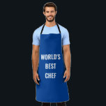 Tablier Meilleur chef du monde<br><div class="desc">Le meilleur chef du monde,  Apron</div>