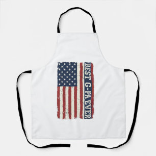 Tablier Meilleur G-PA Ever Drapeau Patriotique Vintage Des