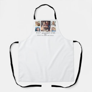 Tablier Meilleur Grammy Ever Cadeau personnalisé de collag