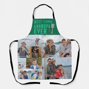 Tablier Meilleur Grand-père de Flippin   Collage de photos