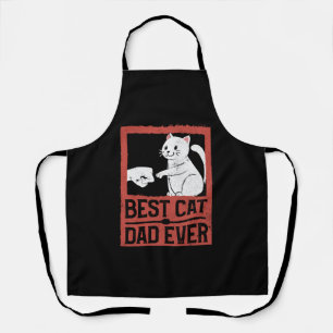 Tablier Meilleur Papa Chat du Monde Papa Chat Amoureux de