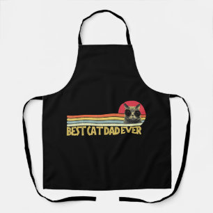 Tablier Meilleur Papa Chat du Monde T-Shirt Amoureux de Ch