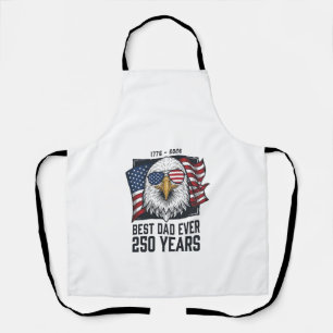 Tablier Meilleur Papa de tous les temps 250 Ans Patriotiqu