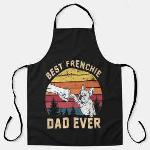 Tablier Meilleur Papa Frenchie Rétro