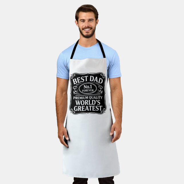 Tablier Meilleur papa jamais (Porté)
