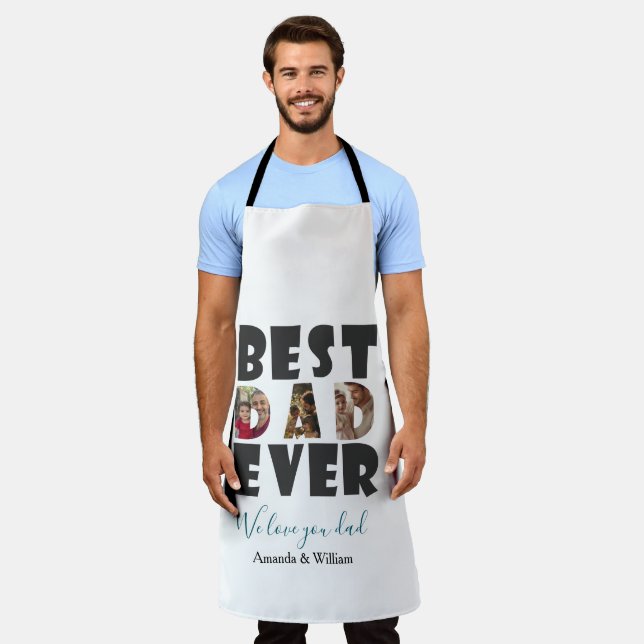 Tablier Meilleur papa jamais cuisine Apron (Porté)