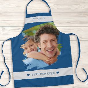 Tablier Meilleur papa personnalisé avec photo
