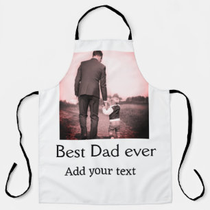 Tablier Meilleur papa qui soit ajouter nom image fête des