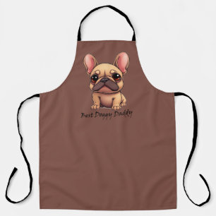 Tablier Meilleur Papa Toutou Frenchie Bouledogue Français