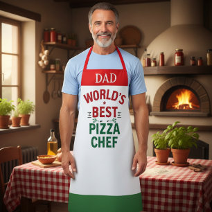 Tablier Meilleur pizzaiolo du monde - personnalisé