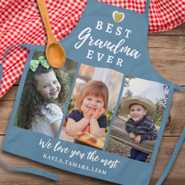 Tablier Meilleure Grand-mère Jamais Petits-enfants 3 Colla (Créateur téléchargé)