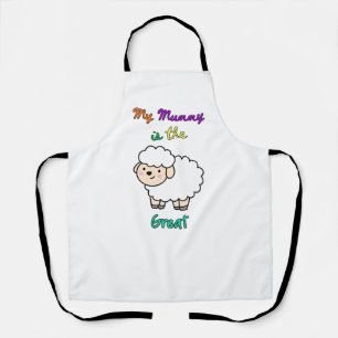 Tablier Meilleure Maman Bébé Mouton Bonne Fête des Mères D