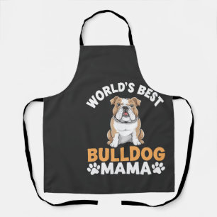 Tablier Meilleure Maman Bouledogue du Monde