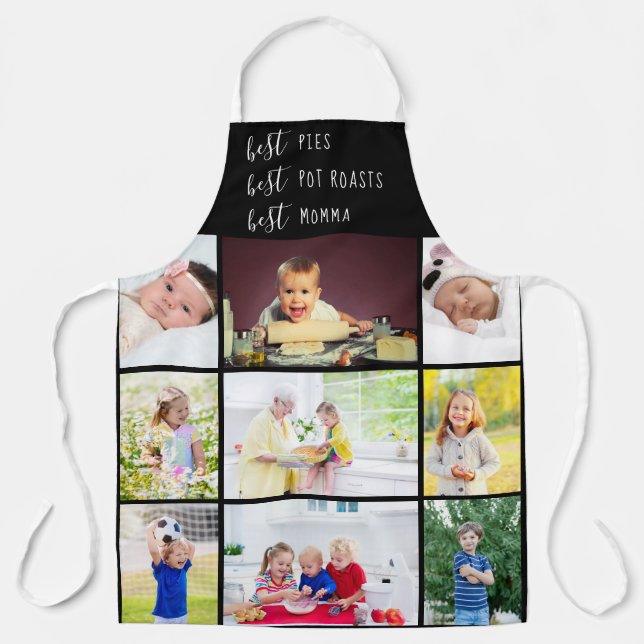 Tablier Meilleure Maman Editable 9 Photo (Recto)