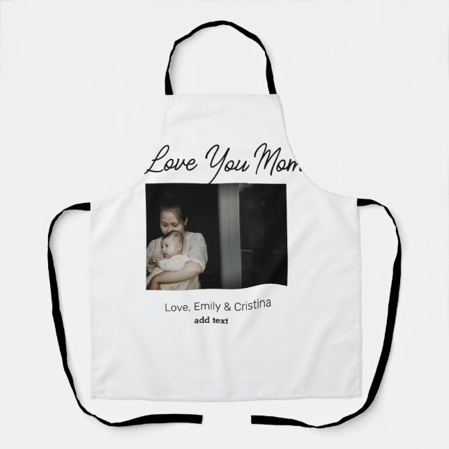 Tablier meilleure maman ever heureux mamans jour ajouter n (Recto)