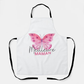 Tablier Meilleure maman, fête des mères, cadeau pour maman