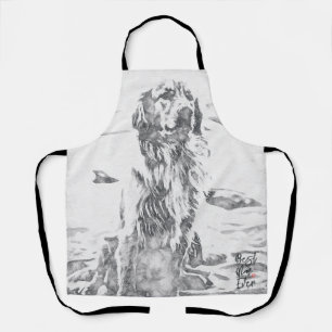 Tablier Meilleure Maman Golden Retriever Art