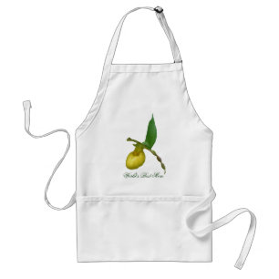 Tablier Meilleure maman Jaune Lady Slipper Apron du monde
