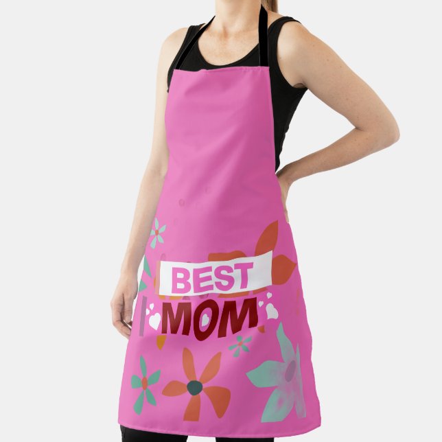 Tablier Meilleure maman, joyeuse fête des mères (Insitu)