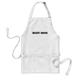 Tablier Meilleure maman noir typographie moderne cuisine m
