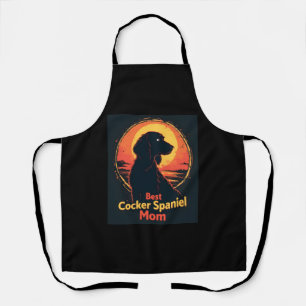 Tablier Meilleure Mère de Chien Maman - T-Shi Cocker Spani