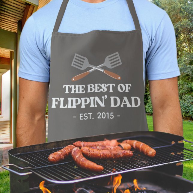 Tablier Meilleure Spatule pour Papa qui Retourne Funny Ret (In situ)