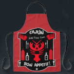 Tablier Meilleurs Cajun Cooks<br><div class="desc">Cuisine cajun (français : cuisine cadienne [kɥ i. zin ka. dʒ n], espagnol : cocina acadiense) est un style de cuisine développé par les Cajun-Acadiens qui ont été déportés de l'Acadie à la Louisiane au XVIIIe siècle et qui ont intégré les techniques de cuisine ouest-africaines, françaises et espagnoles dans leur...</div>