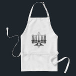 Tablier Menorah et étoile<br><div class="desc">Illustrations originales par Thedustyphoenix.</div>