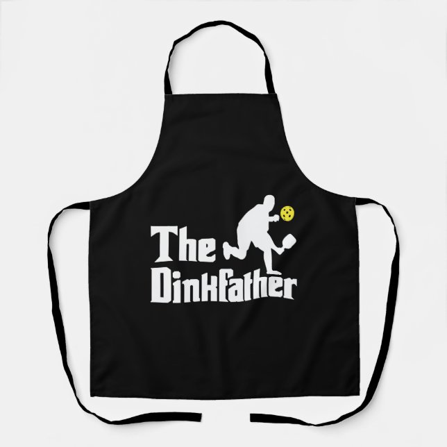 Tablier Mens Dinkfather Funny Pickleball Player (Recto)