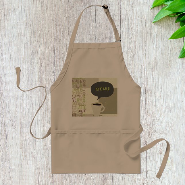 Tablier Menu Café Apron (Créateur téléchargé)