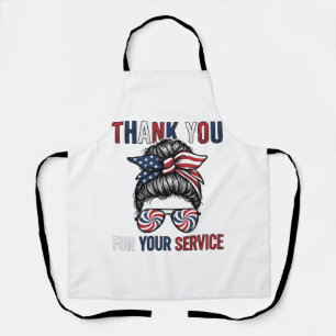 Tablier Merci pour votre service patriotique Bun Shi sale