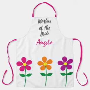 Tablier Mère de la mariée Texte modifiable