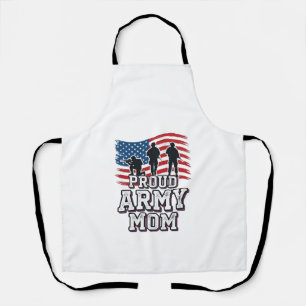 Tablier Mère de l'armée fière Vintage Militaire Patriotiqu