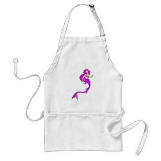Tablier mermaid de style rose