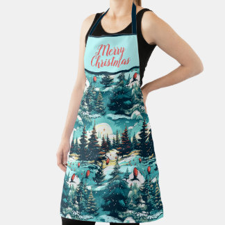 TABLIER MERRY CHRISTMAS DESIGN