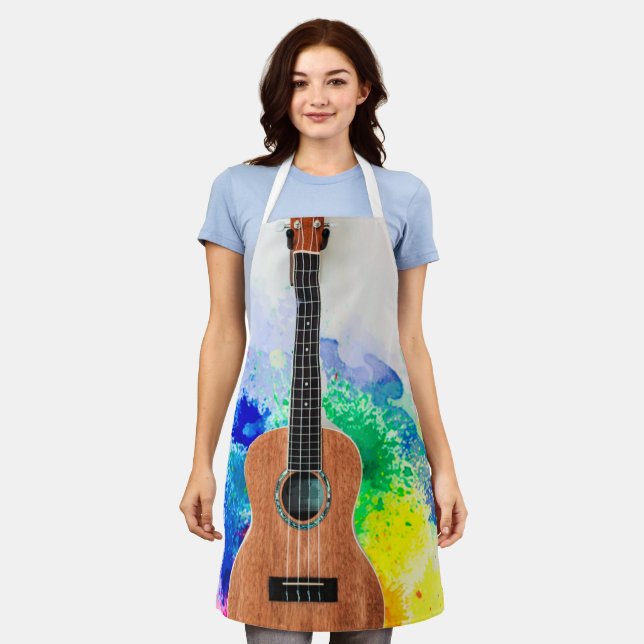 Tablier Merveilleuse guitare (Porté)
