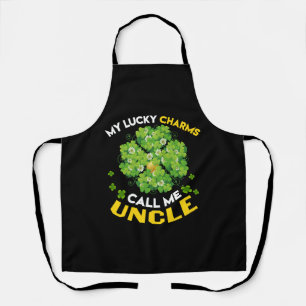 Tablier Mes Charmes Chanceux M'Appelent Oncle Patricks Day